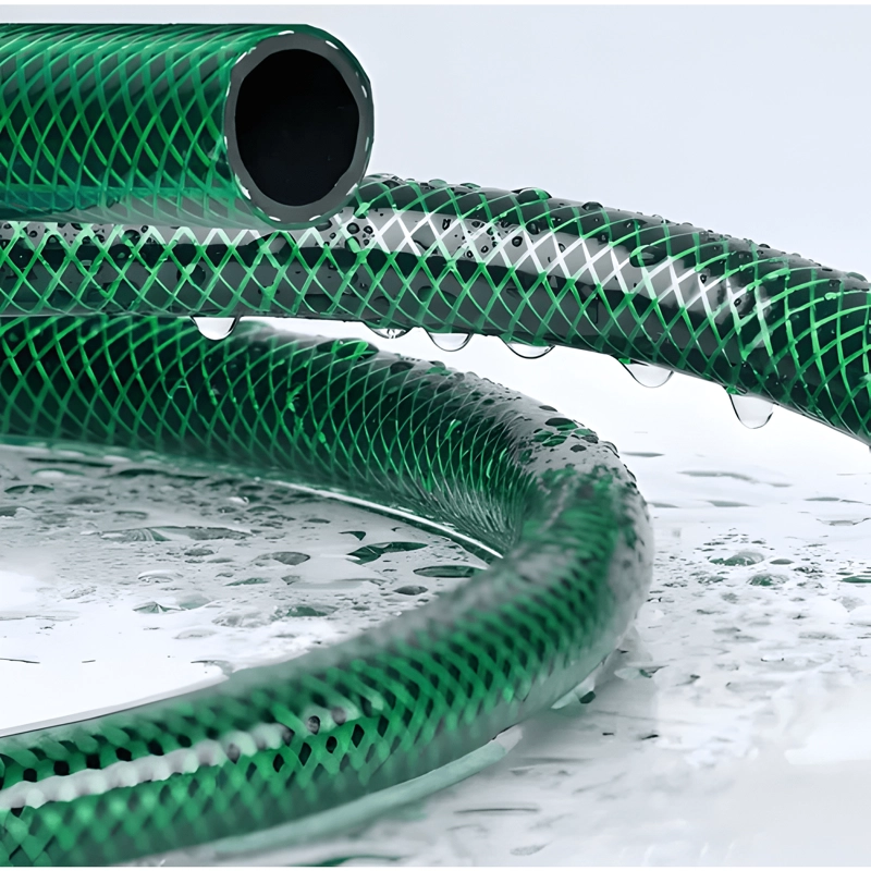MANGUERA JARDIN PVC 1/2' 10M 12MM DIAMETRO VERDE OSCURO - 2