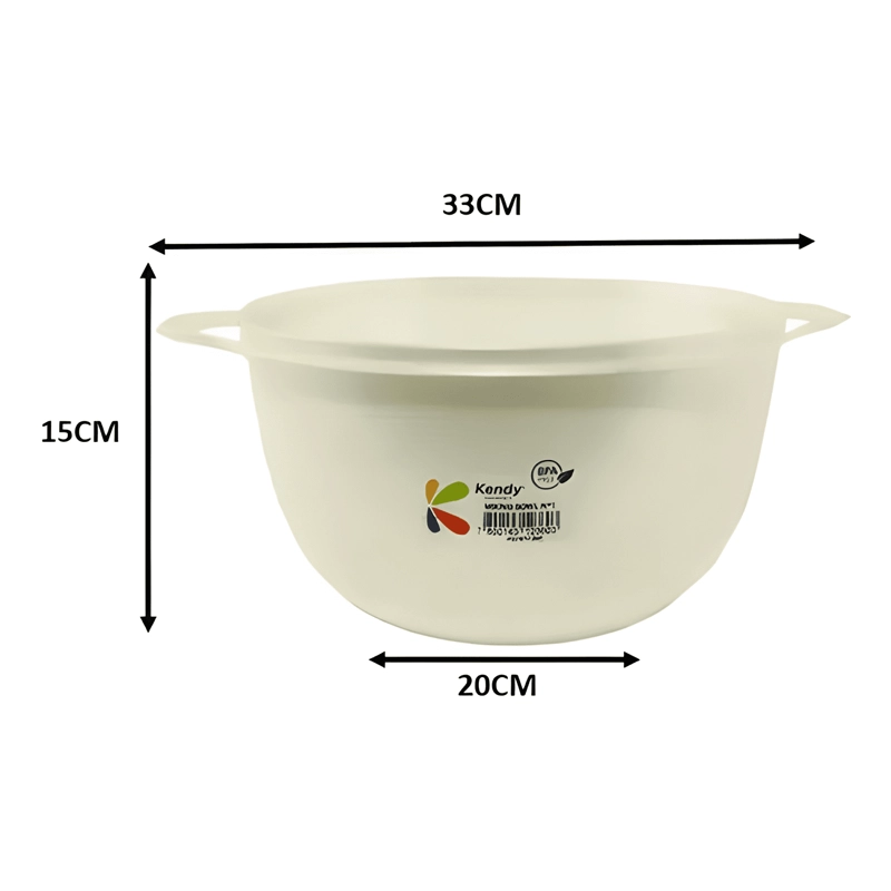 PACK 3 BOWLS REPOSTERIA ENSALADAS PLATICO MIXING BOWL N°2 - 2