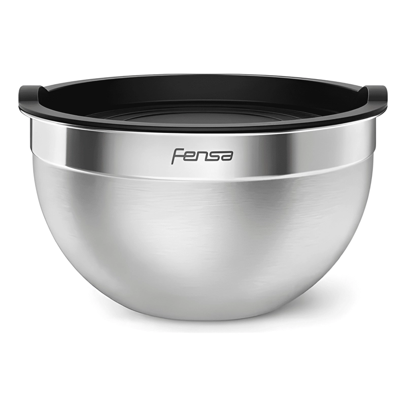 SET BOWLS ACERO INOXIDABLE 3 UNIDADES TAPA DE PLASTICO - 1