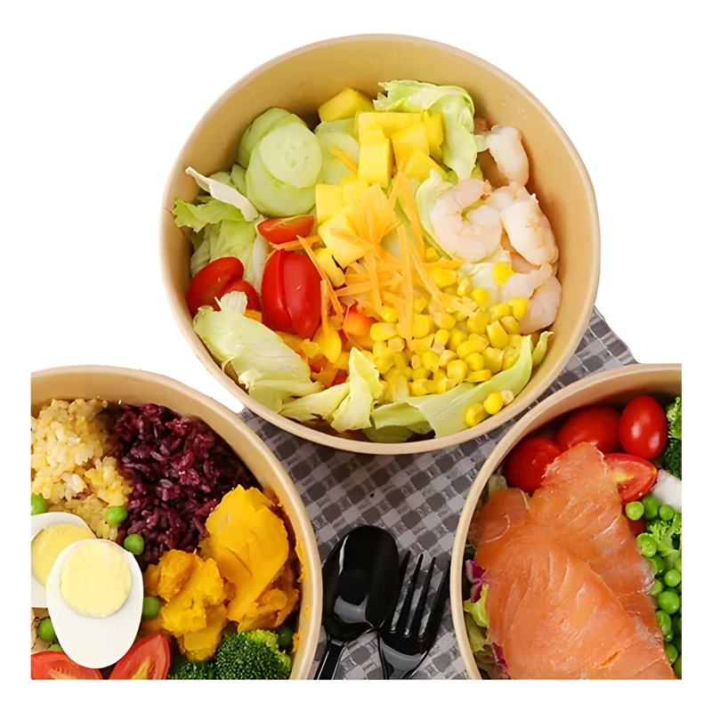 BOWL KRAFT 1300 ML C/ TAPA ENVASE ECOLOGICO (100 UNIDADES) - 4