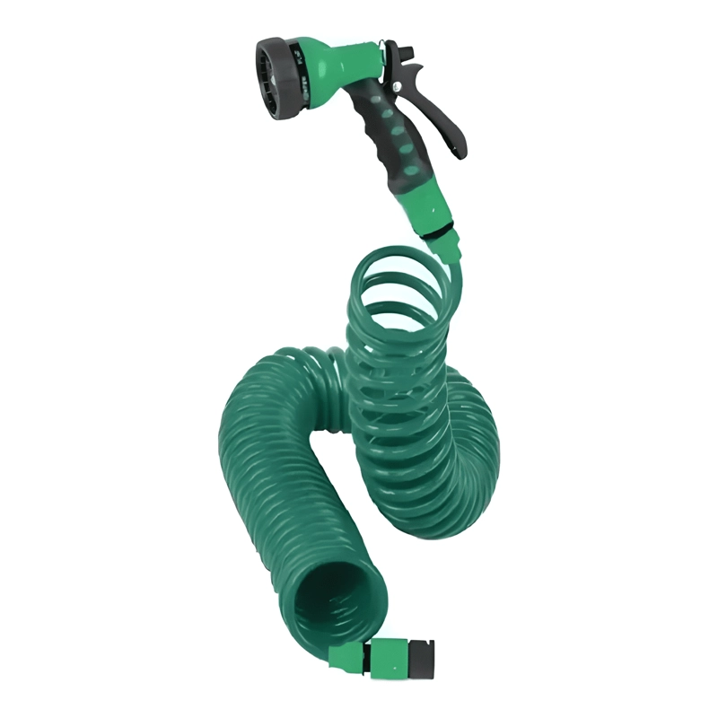 MANGUERA 15 MTS ESPIRAL EXPANDIBLE CASA JARDIN VERDE - 1