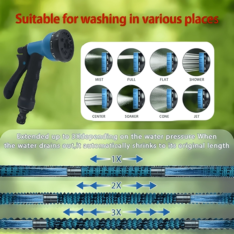 MANGUERA RETRACTIL EXPANDIBLE JARDIN 30 MTS MAS - 2
