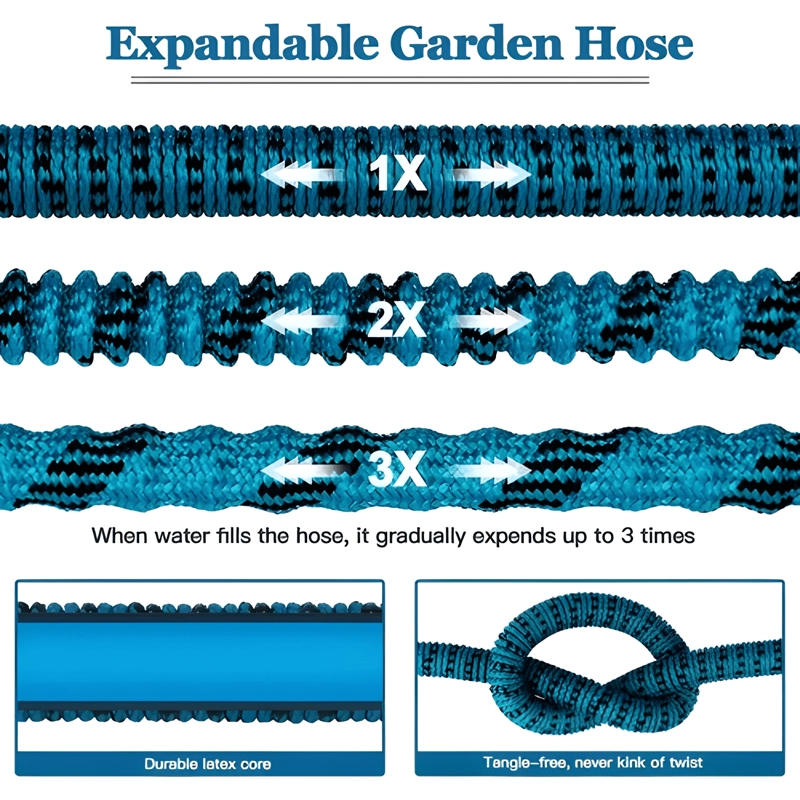 MANGUERA RETRACTIL EXPANDIBLE JARDIN 30 MTS MAS - 4