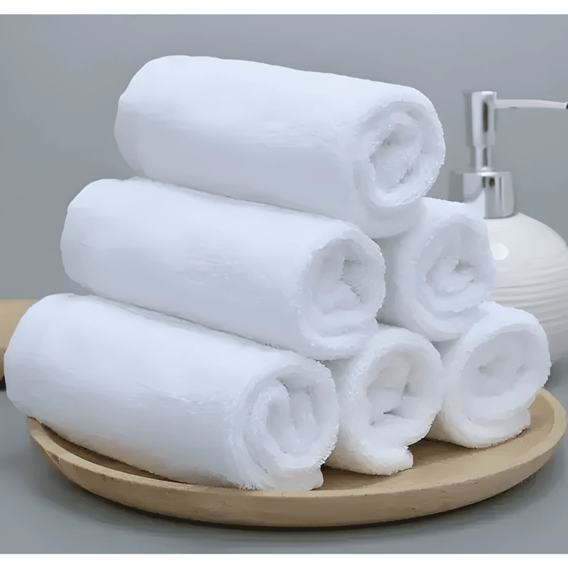 SET 6 100%ALGODON TOALLAS BAÑO HOTEL GRANDE COMPLETO 30*50CM - 1