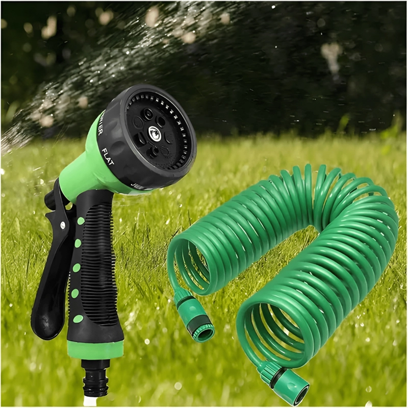 MANGUERA EXTENSIBLE CON PISTOLA 7,5 MTS VERDE - 3