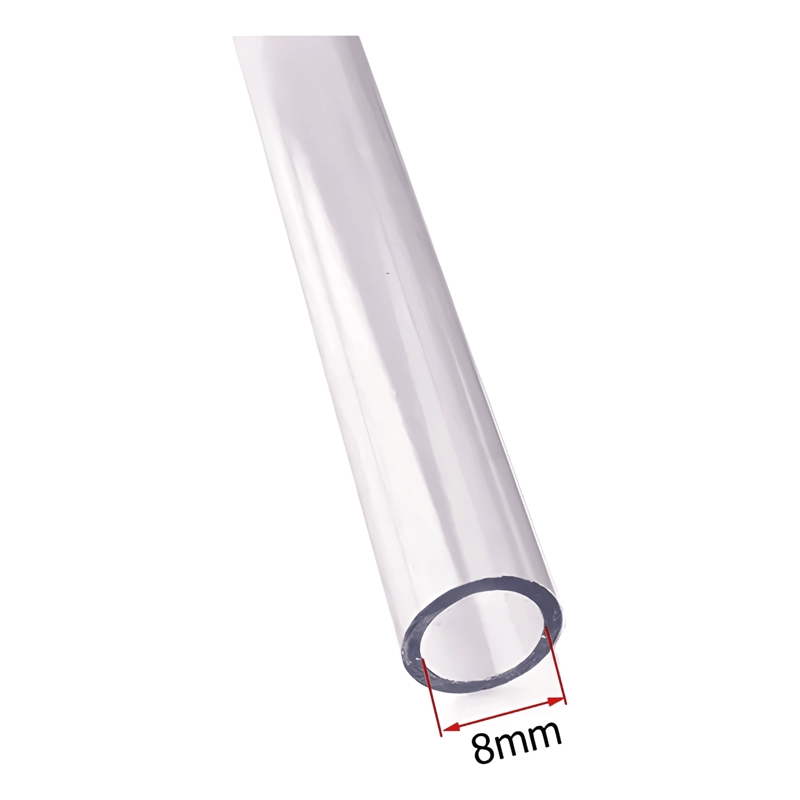 MANGUERA CLEAR 8MM 2 METROS TRASLUCIDA MTS TRANSPARENTE - 1