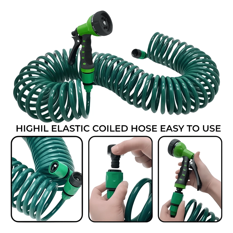 MANGUERA DE JARDIN BOBINA RETRACTIL 15 METROS EXTENSIBLE - 3
