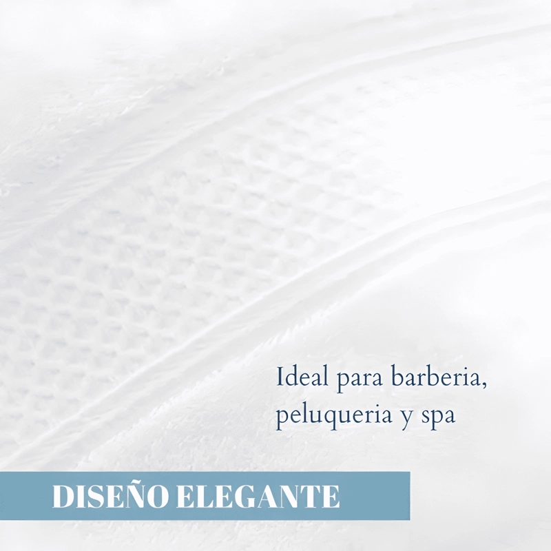 SET 4 TOALLAS ALGODON PELUQUERIA HOTEL BARBERIA SPA 35X75CM - 4