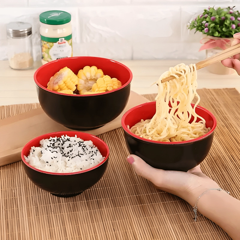 PACK 6 BOWL POCILLO CUENCO TAZON DE MELAMINA COCINA 200ML - 2