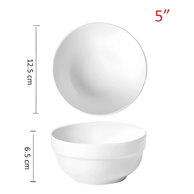 PACK 6 POCILLOS BOWL CUENCO CERAMICA FIDEOS SOPA ARROZ - 1