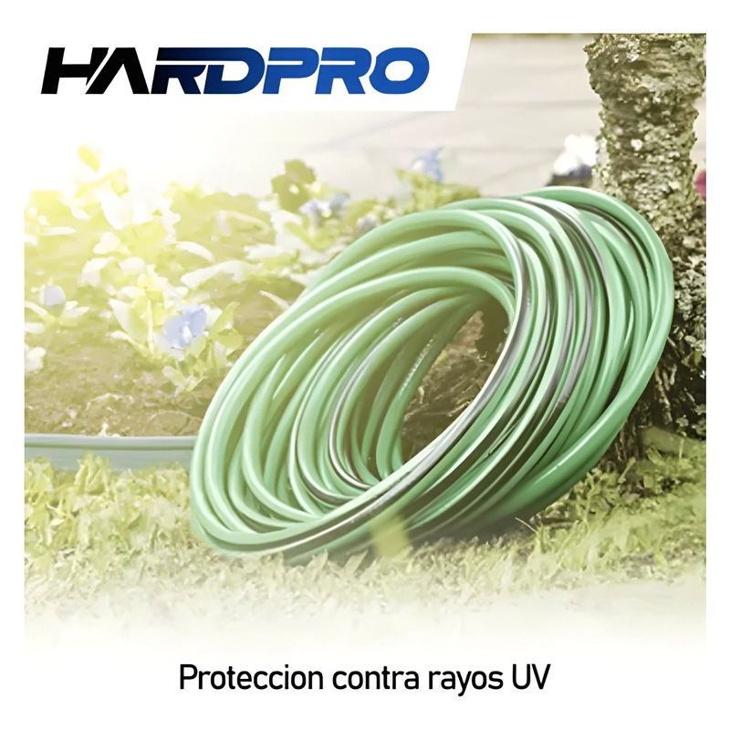 MANGUERA DE RIEGO 50M 1' REFORZADA UV PVC 2300PSI VERDE - 3