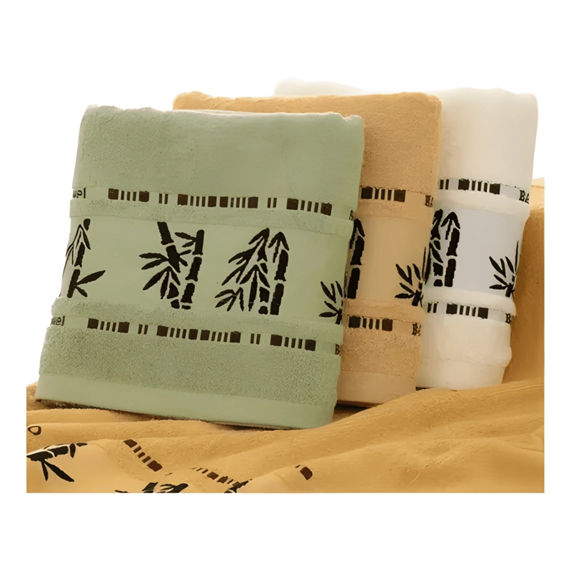 SET 6 TOALLA DE BAÑO ALGODON BAMBOO SUPER SUAVES - 4