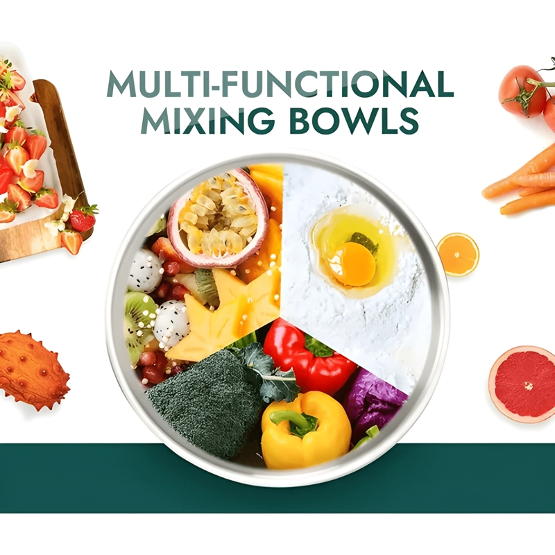PACK 5 BOWL POCILLO ACERO INOXIDABLE REPOSTERIA COCINA #12 - 4