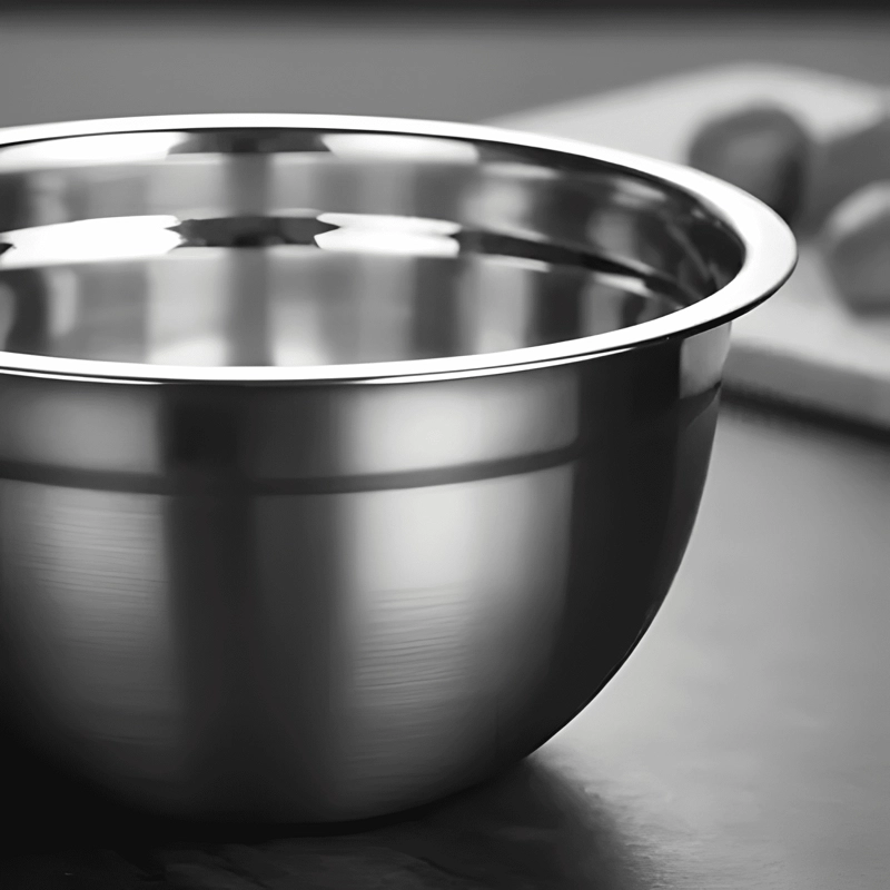BOWL PROFUNDO 32 CM GRANDE ACERO INOXIDABLE COCINA - 3