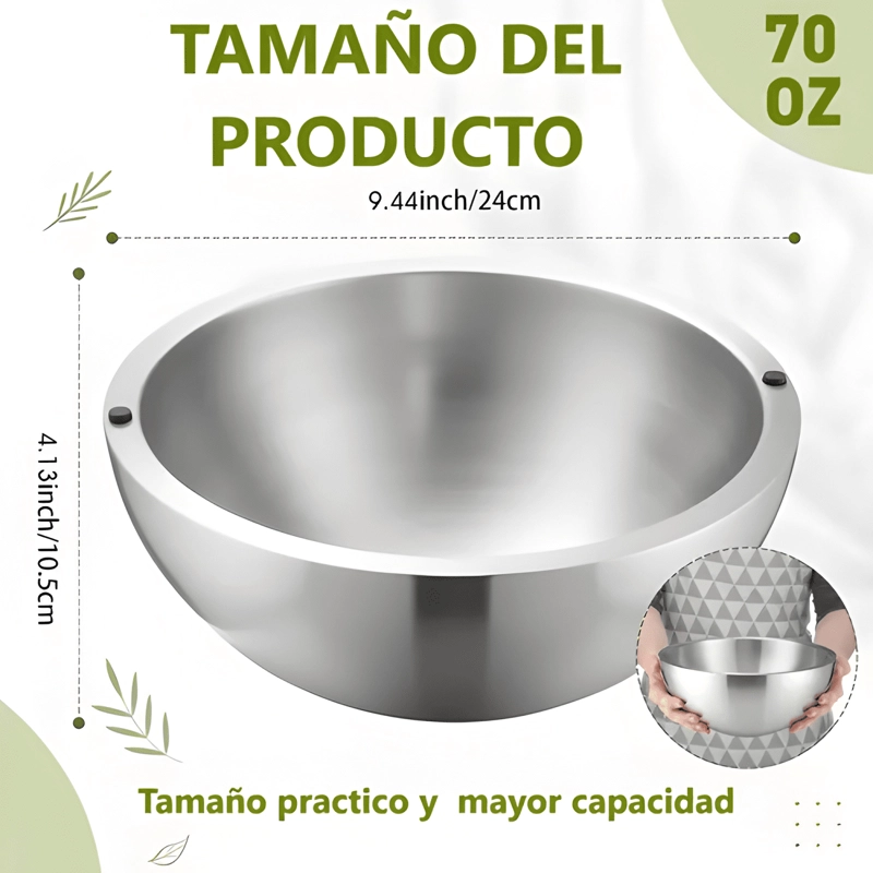 TAZON BOWL ACERO INOXIDABLE CUENCO DE INMERSION FRIO - 3