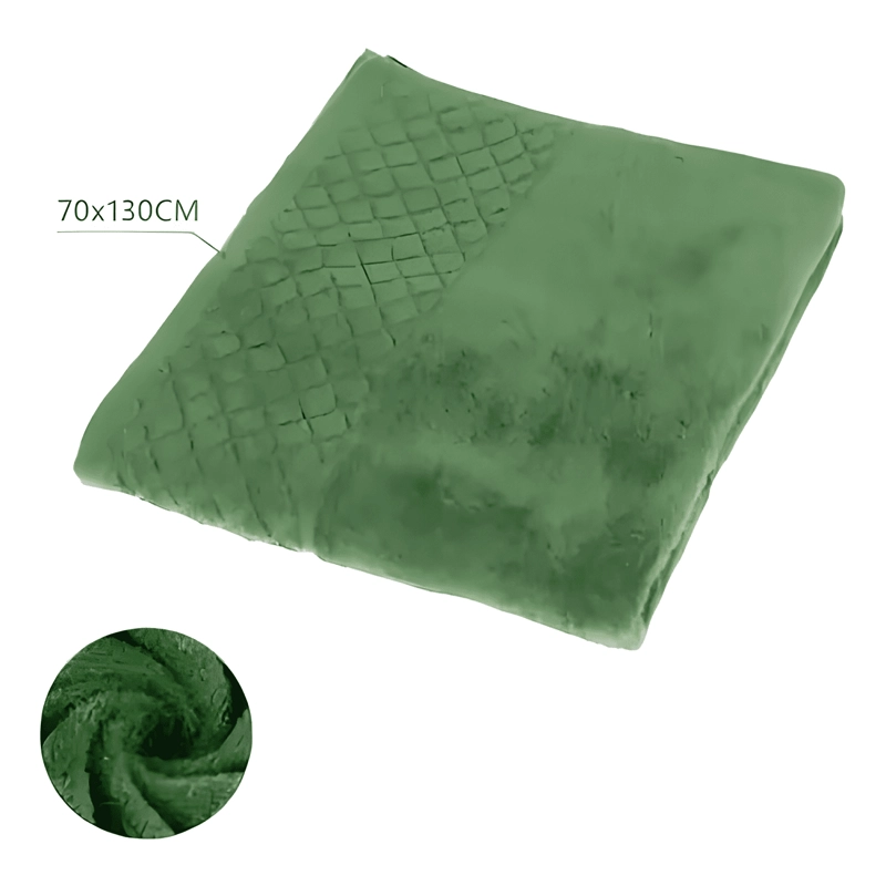 TOALLA DE BAÑO ALGODON 70X130 CM CON BORDADO HOMEY VERDE - 3