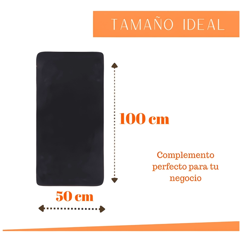 PACK 6 TOALLA PELUQUERIA HOTEL BARBERIA SPA GYM 50X100 NEGRA - 3