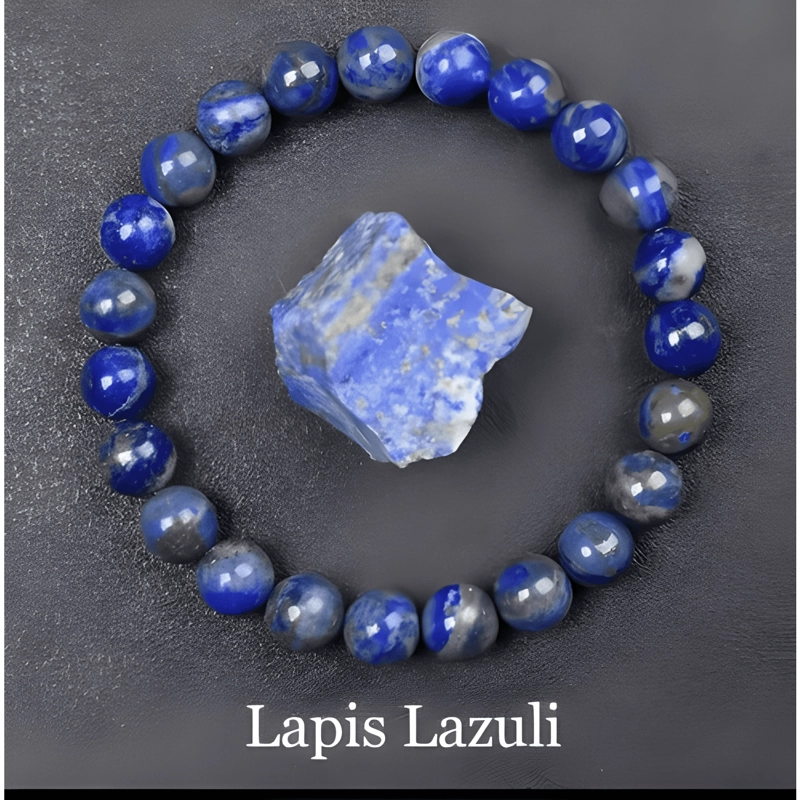 PULSERA LAPISLAZULI ORIGINAL PIEDRA SABIDURIA PROTECCION #7 - 2