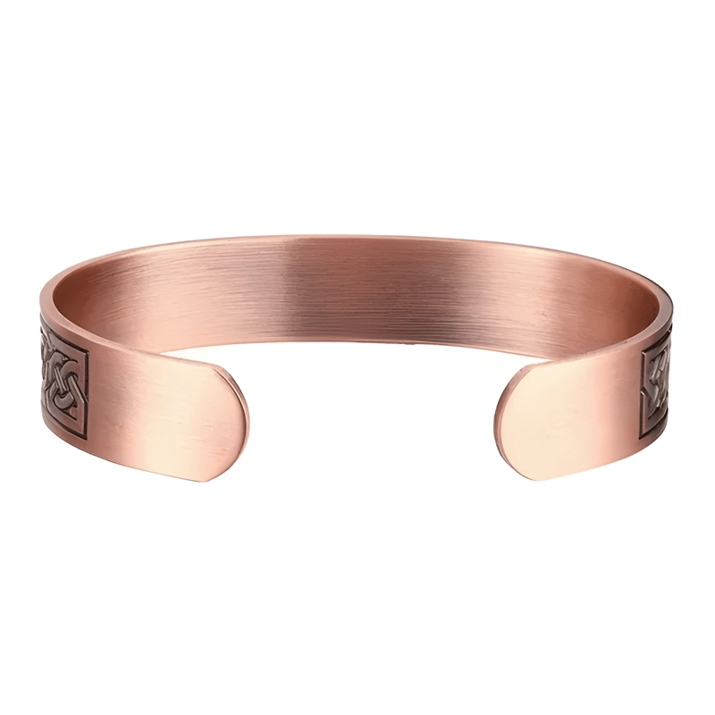PULSERA COBRE BRAZALETE MAGNE TICA 6 IMANES ARTRITIS DISEÑO - 3