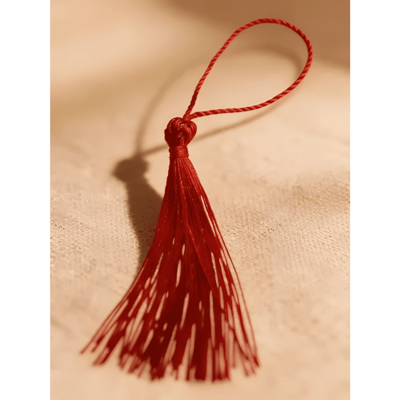 10 COLGANTE BORLAS DE HILO DE 9CM PARA PULSERAS COLLARES - 2