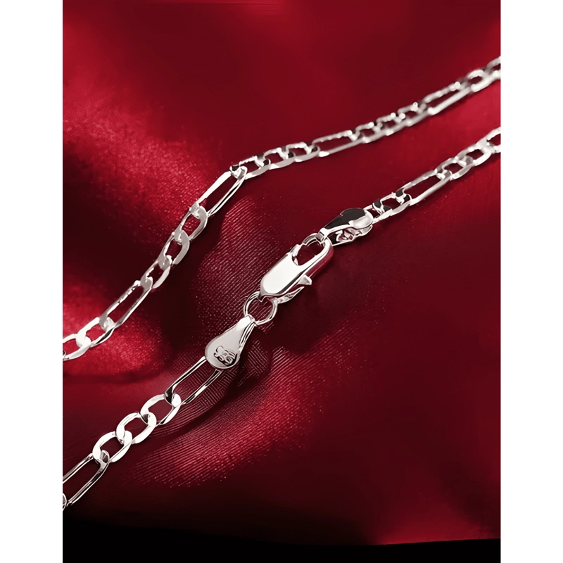 PACK CADENA Y PULSERA ESTILO PLATA 925 CALIDAD PREMIUM - 3