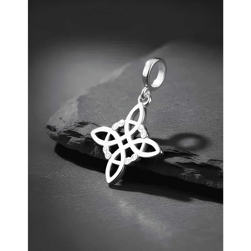 CHARM NUDO DE BRUJA PLATA 925 PARA PULSERA PROTECCION PANDOR - 1