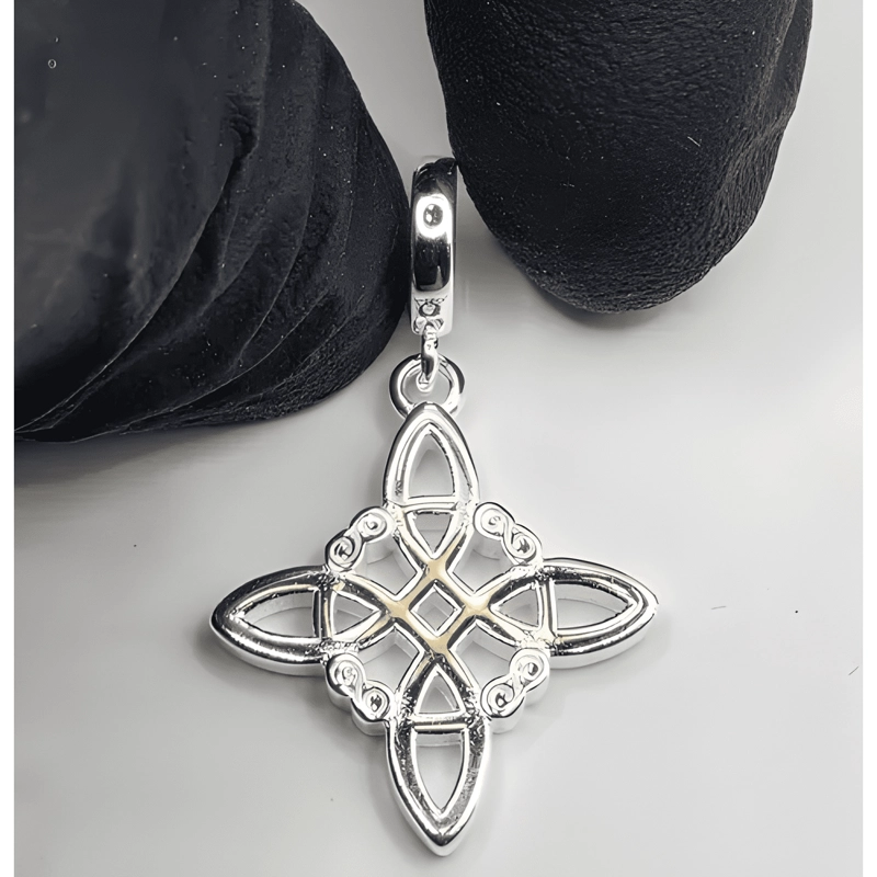CHARM NUDO DE BRUJA PLATA 925 PARA PULSERA PROTECCION PANDOR - 2