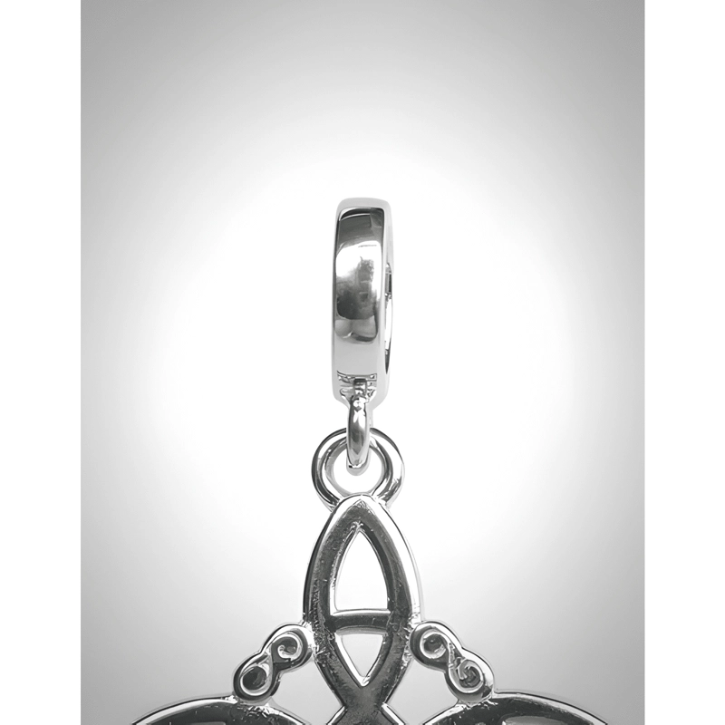 CHARM NUDO DE BRUJA PLATA 925 PARA PULSERA PROTECCION PANDOR - 4