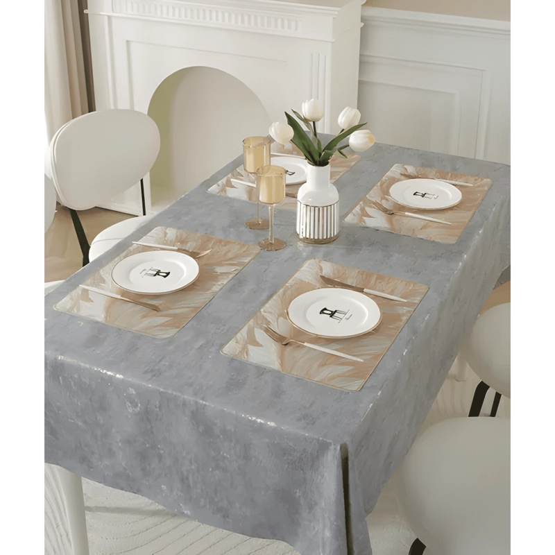 MANTEL INDIVIDUALS PLUMAS EN RELIEVE AISLAMIENTO TE RMICO - 4