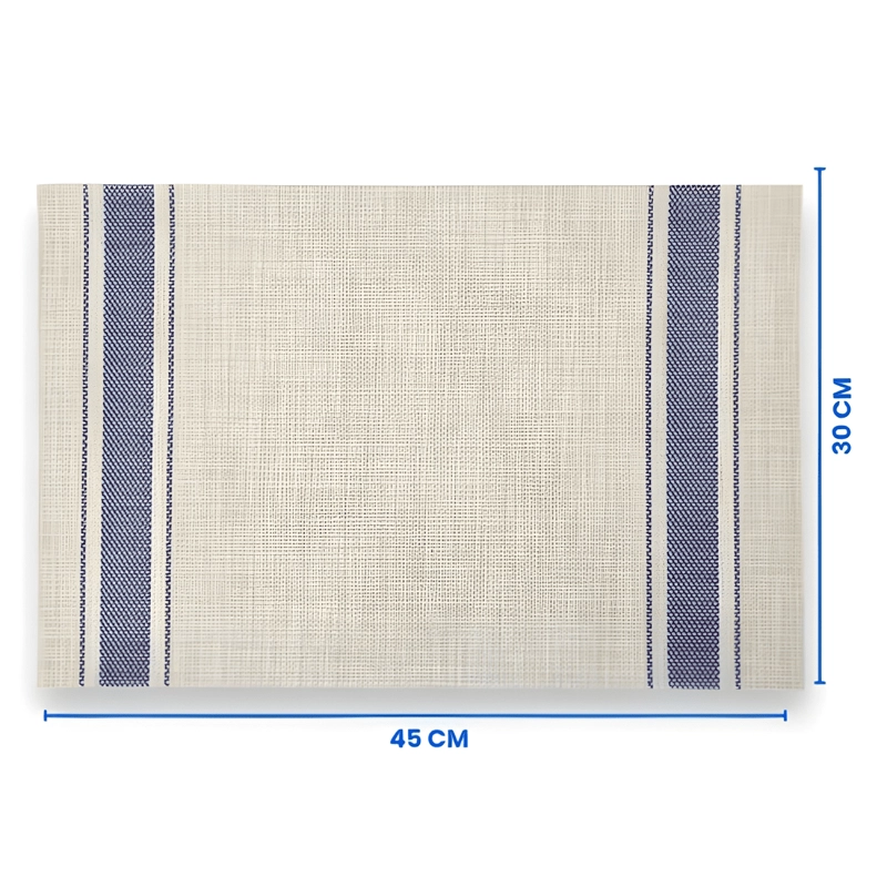 SET 4 INDIVIDUALES IMPERMEABLES DE MESA PVC 30X45 CM - 1