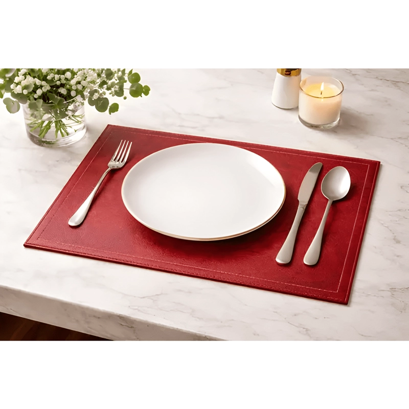 INDIVIDUALES DE MESA ECOCUERO RIGIDO 40X30 CM PACK SET 6 #3 - 1