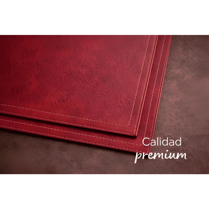 INDIVIDUALES DE MESA ECOCUERO RIGIDO 40X30 CM PACK SET 6 #3 - 3