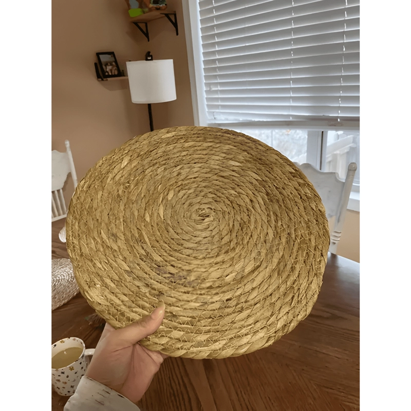 SET 6 INDIVIDUALES MANTEL FIBRA NATURAL YUTE 35 CM - 3