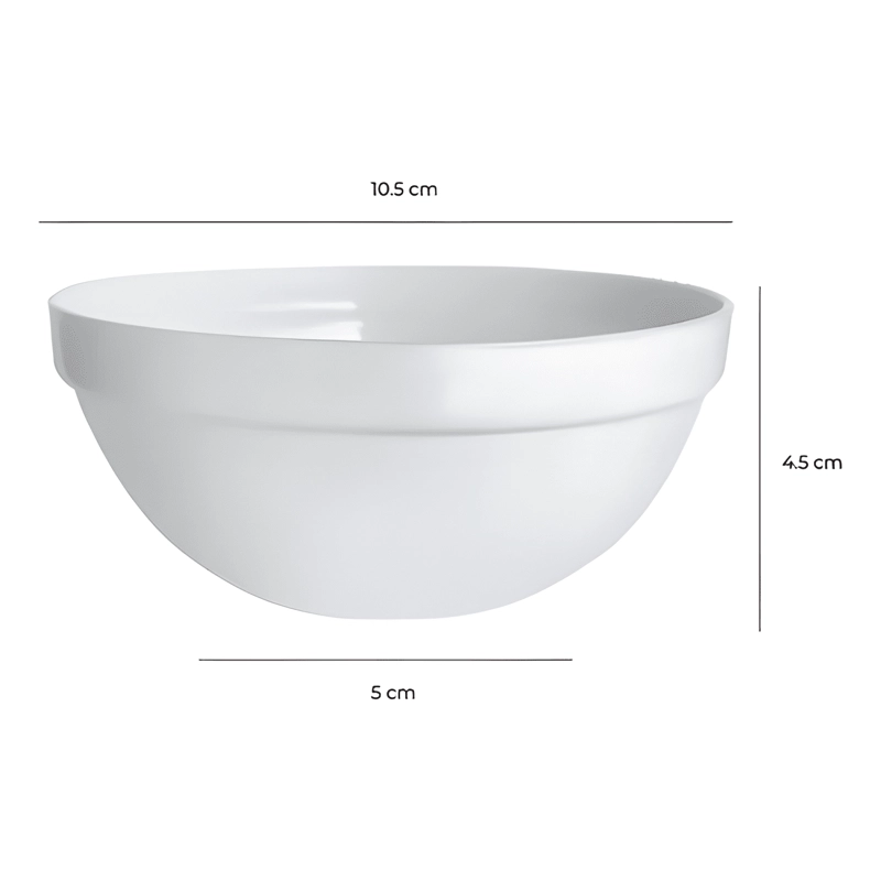 X 10 / COMPOTERA IRROMPIBLE 180 CC. BOWL POCILLO POSTRE - 1