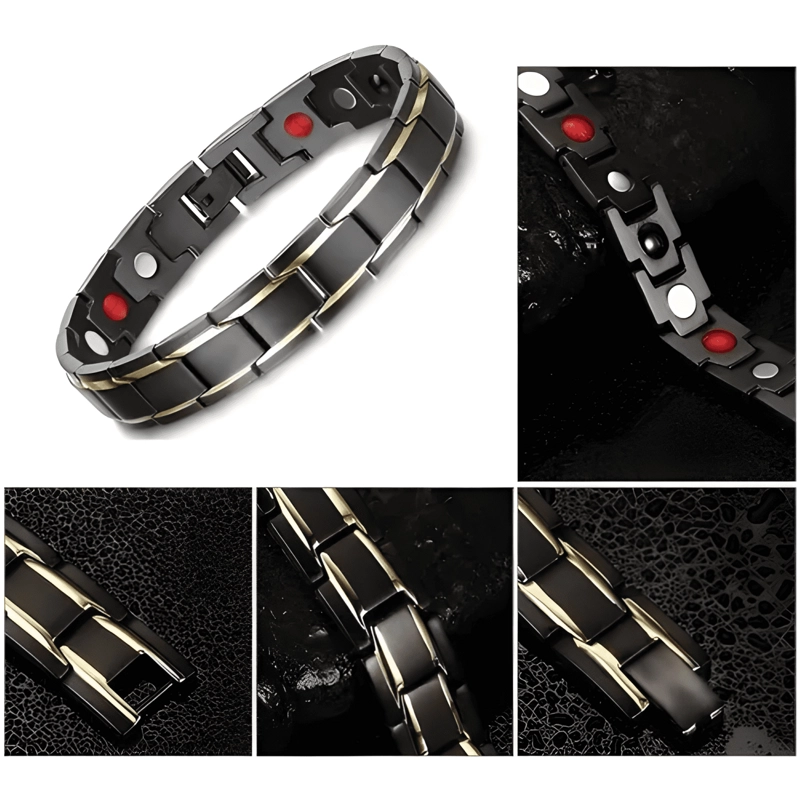 PULSERA TERAPIA IMANES MAGNETO ALEACION AJUSTABLE - 3