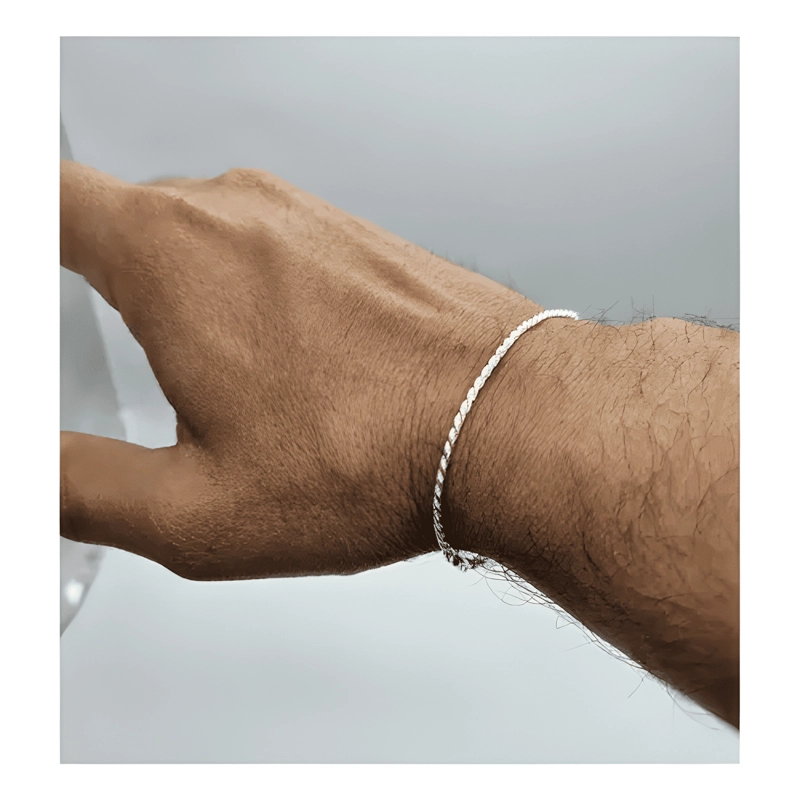 PULSERA PLATA TURBILLON HOMBRE ITALIANA 925 - 1