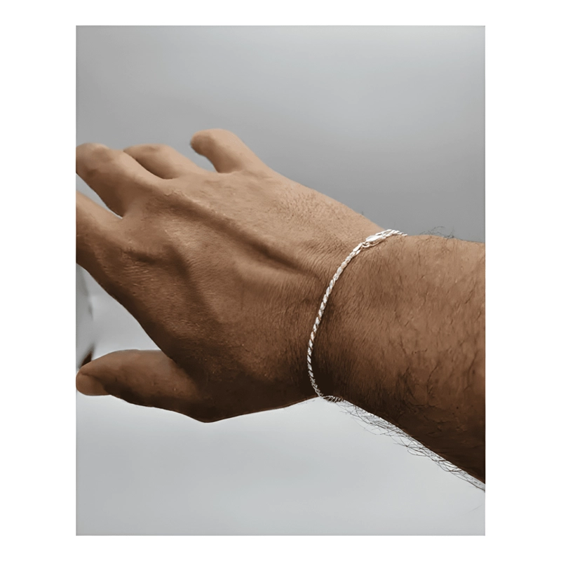 PULSERA PLATA TURBILLON HOMBRE ITALIANA 925 - 3