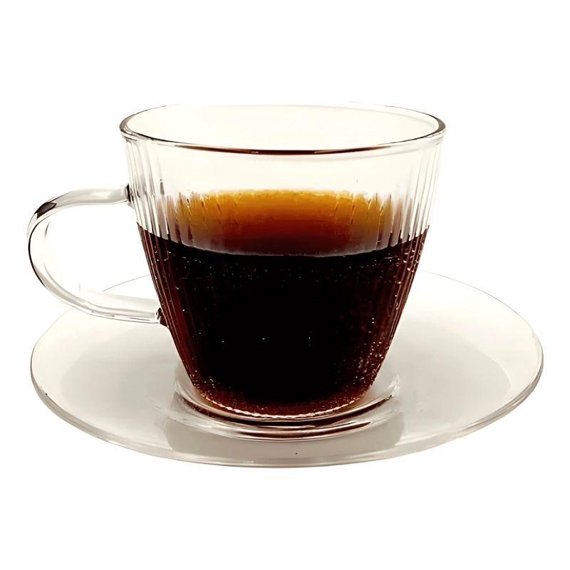 SET 4 TAZAS CON PLATO ESPRESSO 110ML - 1