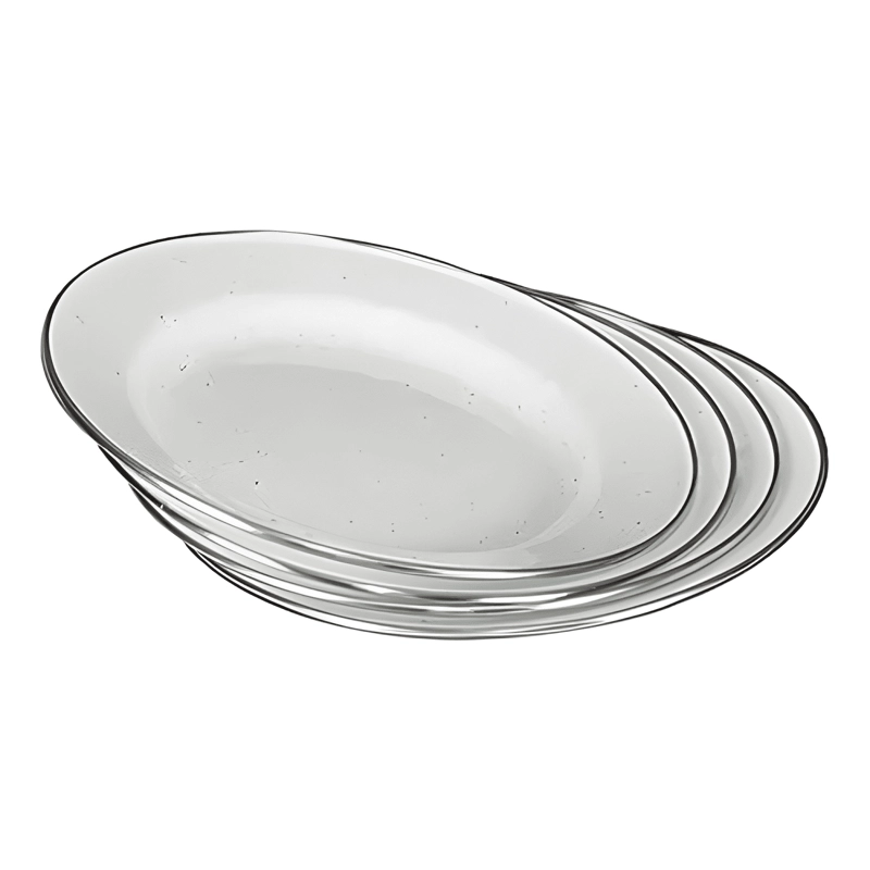 SET DE VAJILLA DE CAMPING DE ESMALTE STANSPORT DE 24 PIEZAS - 1