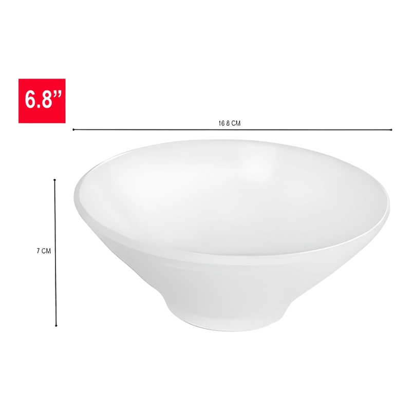 PACK 6 BOWL CUENCO TAZON POCILLO MELAMINA SOPA FIDEOS 600ML - 4