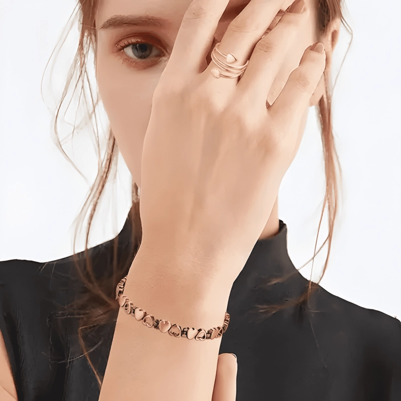 PULSERA DE COBRE PURO MUJER TERAPIA MAGNE TICA PARA ARTRITIS - 1