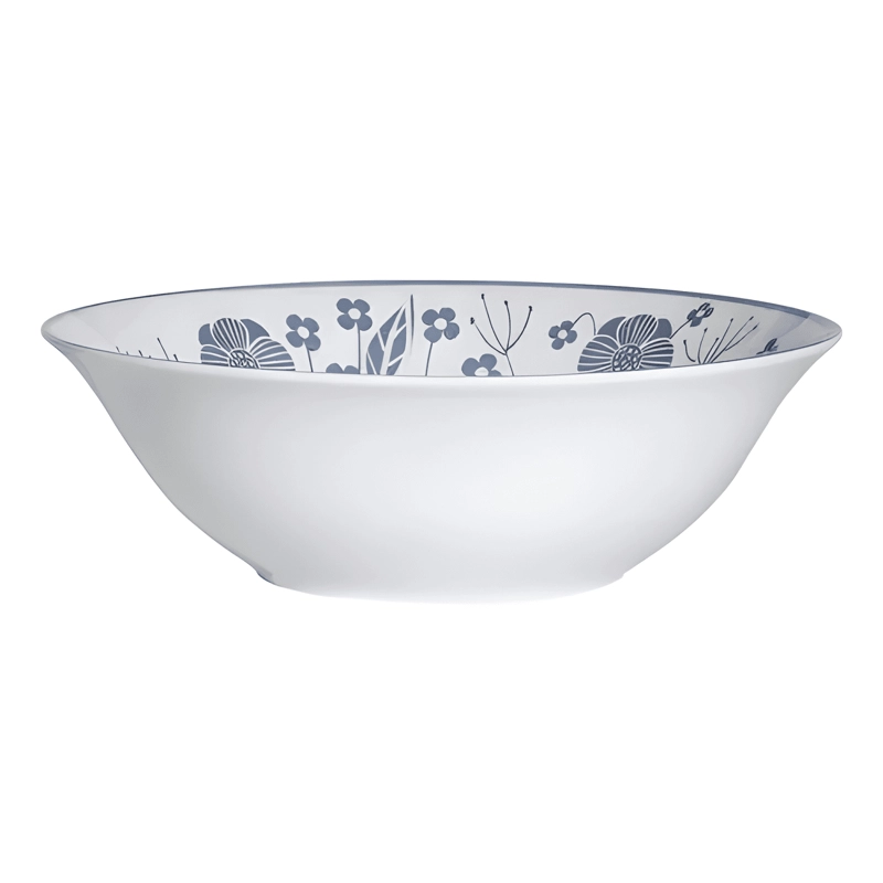 JUEGO DE VAJILLA 30 PIEZAS DE PORCELANA DISEÑO FLORAL AZUL - 4