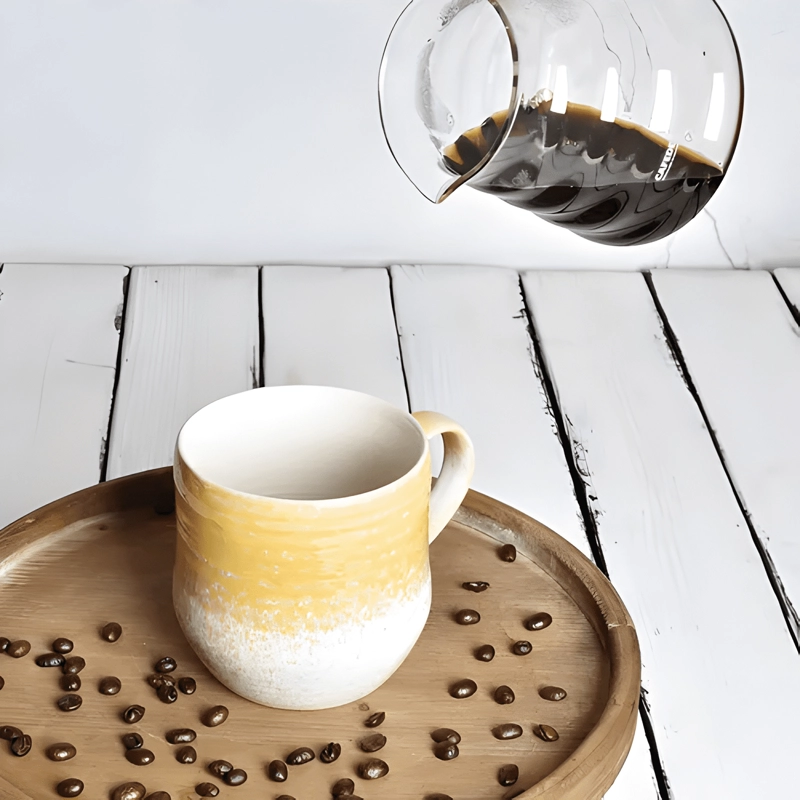 SET 2 TAZAS CERAMICAS GRANDES 500 ML PARA Y TE ... CAFE - 4