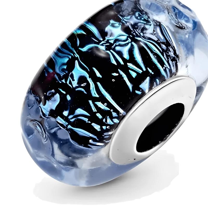 CHARM DIJE CRISTAL MURANO PLATA 925 - 2