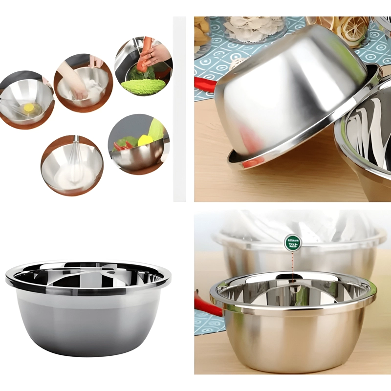 PACK 6 BOWL CUENCO TAZON PROFUNDO 36 CM ACERO COCINA #4 - 2