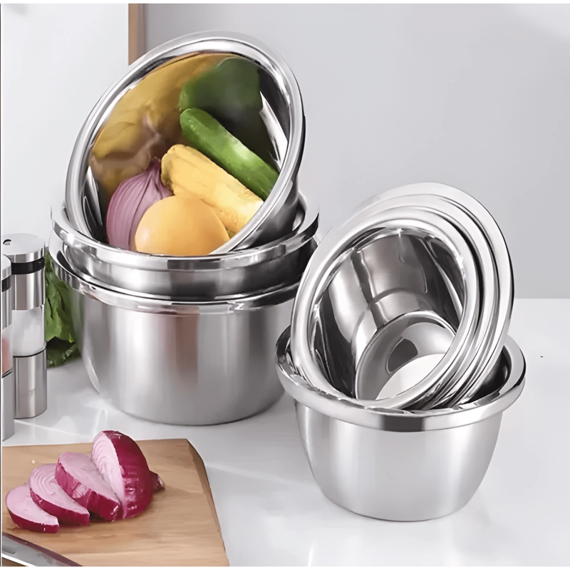 PACK 6 BOWL CUENCO TAZON PROFUNDO 36 CM ACERO COCINA #4 - 3