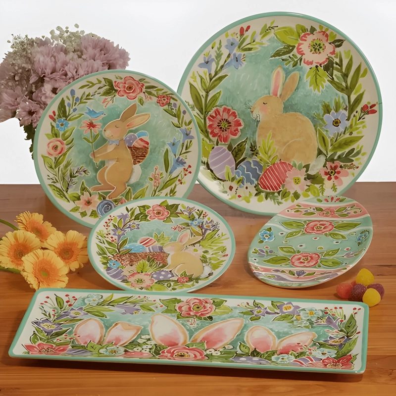 CERTIFIED INTERNATIONAL JOY OF EASTER - JUEGO DE VAJILLA - 4
