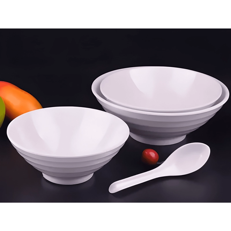PACK 6 BOWLS MELAMINA 600ML PARA SOPA FIDEOS ARROZ - 2