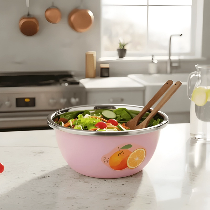 BOWL EUROPEO 26CM CON DISEÑO DECORATIVO - 1