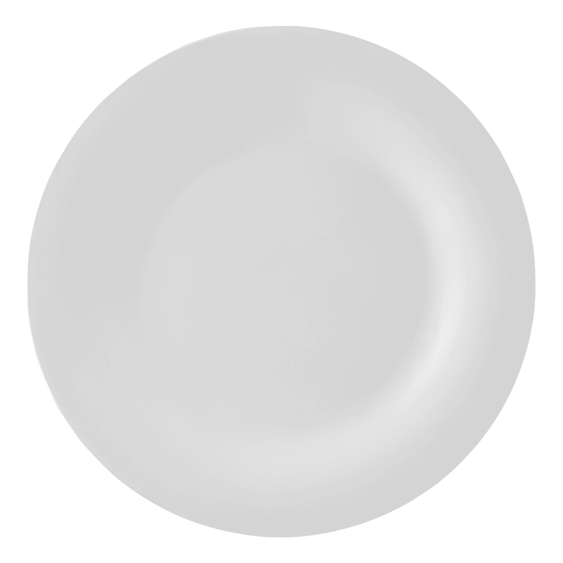 JUEGO VAJILLA PORCELANA 16 PIEZAS REDONDO COCINA BLANCO - 2